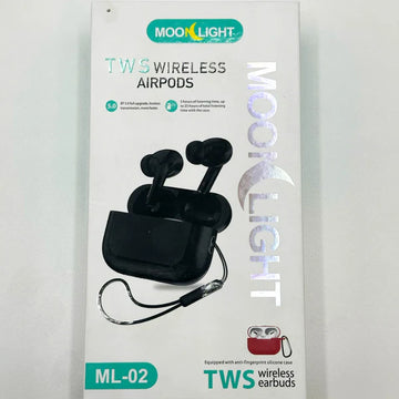 MOON LIGHT TWS Wireless AirPods 5.0 – High-Quality Sound